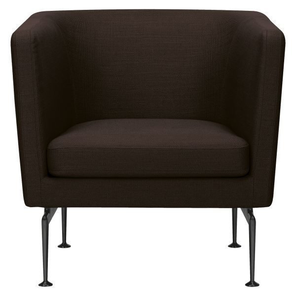 Vitra Suita Club Nojatuoli Basic Dark Musta / Ruskea